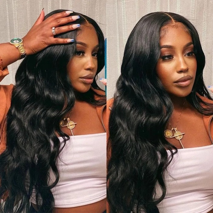 body wave v part wigs