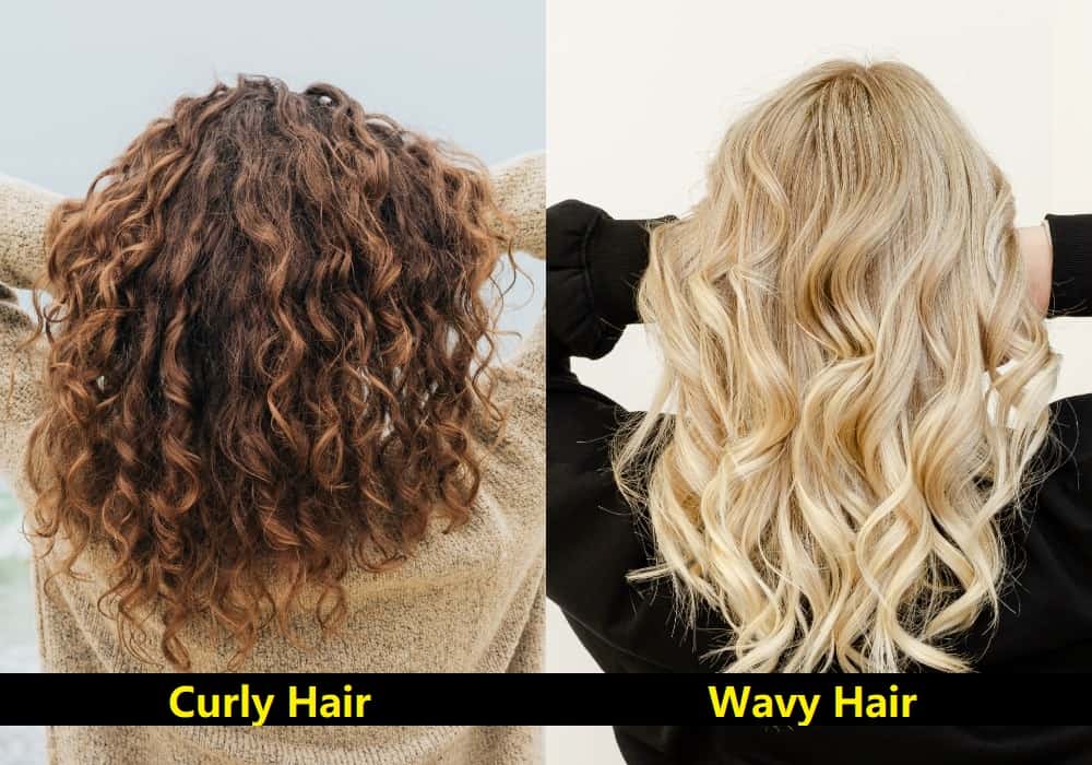 curly hair and wavy hair