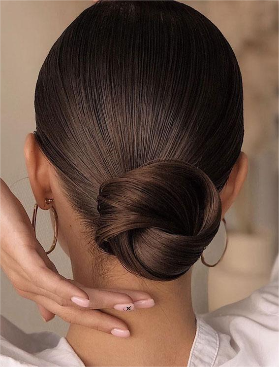 Knotted Updo for Straight Hair, wig updos