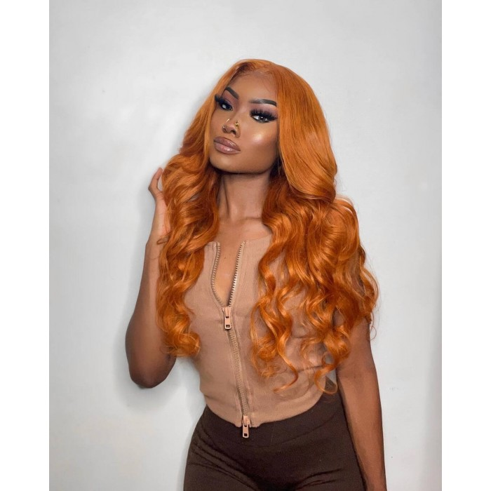 fall color wigs, ginger color wigs