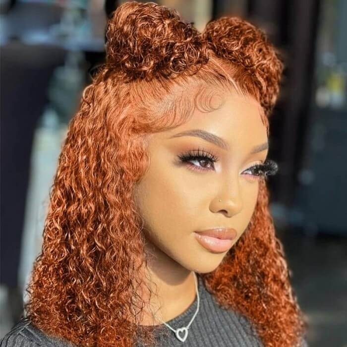fall color wigs, ginger color wigs