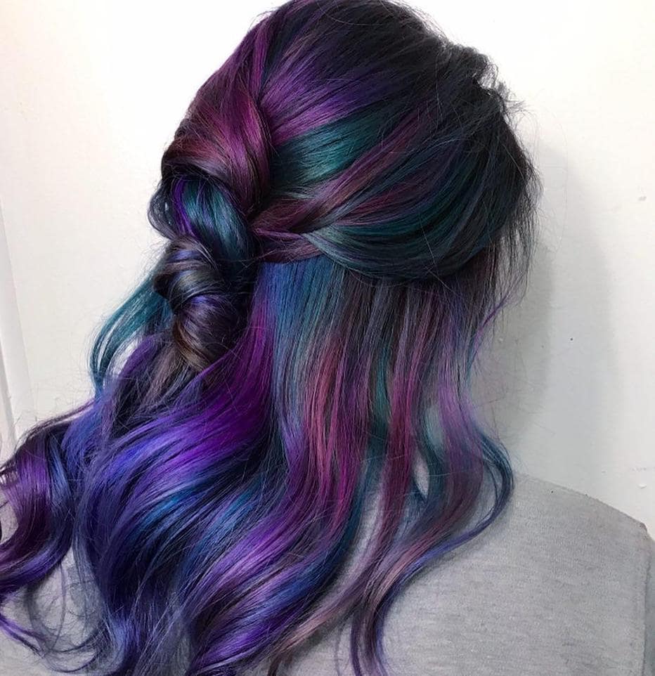 colorful wig